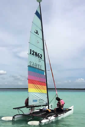 HOBIE 18 en Bacalar